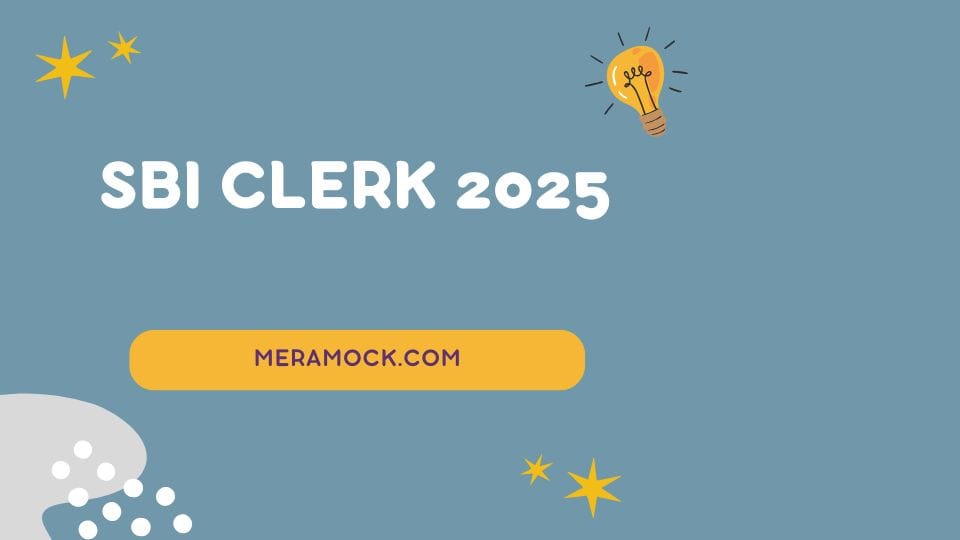 SBI Clerk 2025