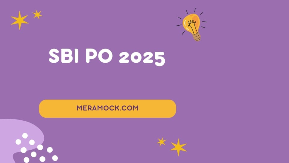 SBI PO 2025